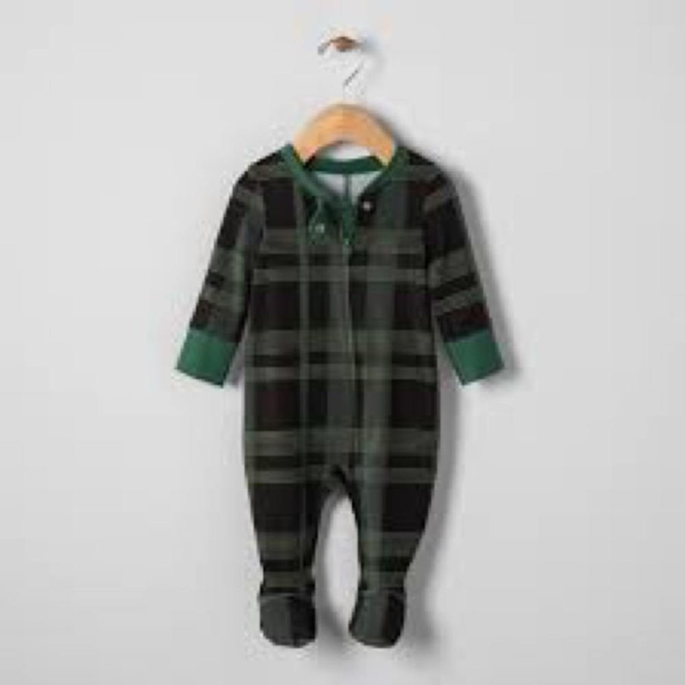 Hearth & Hand Target Christmas Plaid Pajamas 6-9 m